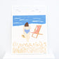 A3 Print ''Soak up the sun'', List living