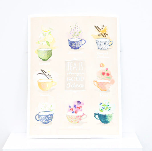 A3 Print ''Tea'', Mateja Kovač