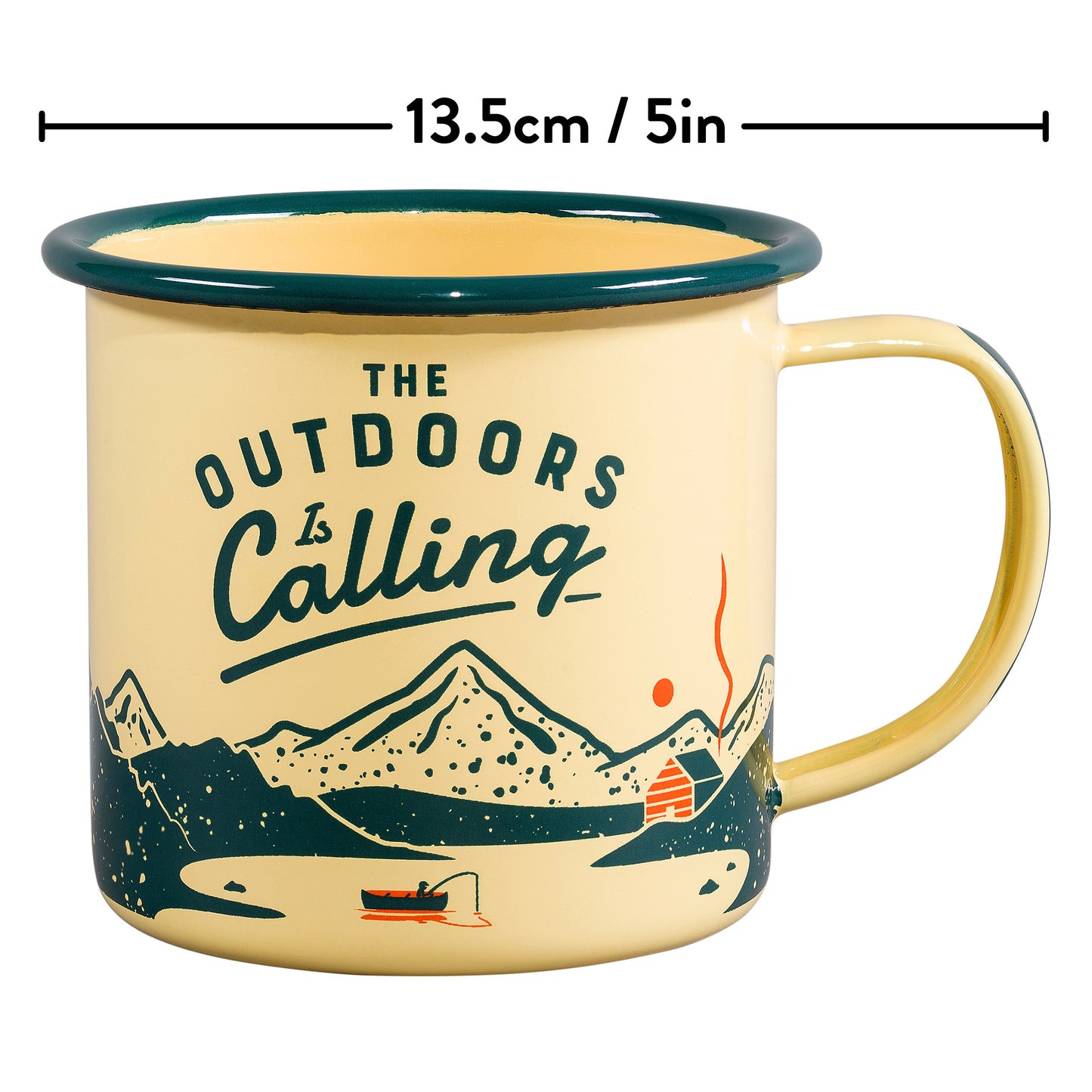 Emajlirana Skodelica ''The Outdoor Is Calling'', Gentlemen's Hardware