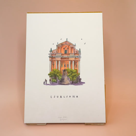 A4 Print ''Ljubljana'', Darja Remc