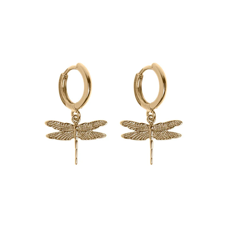 Uhani "Dragonfly Gold", Timi of Sweden