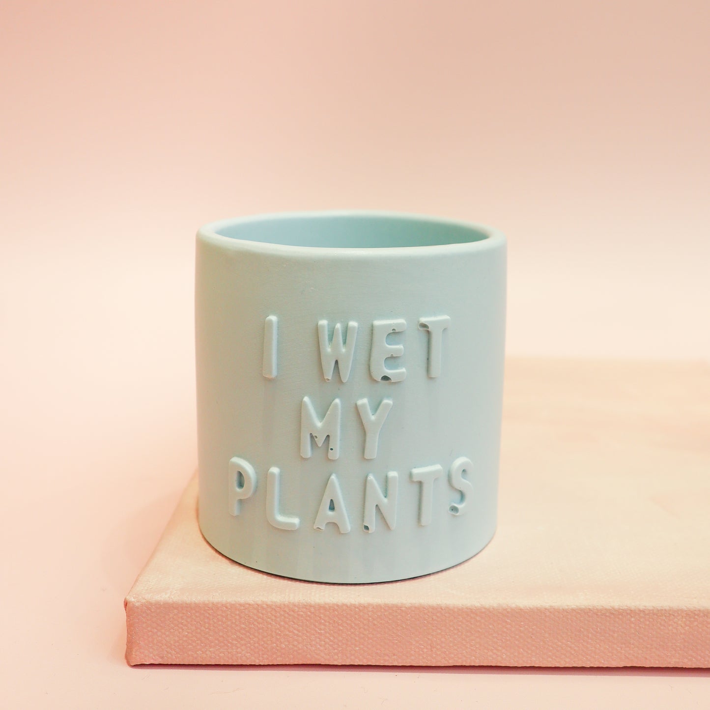 Posoda za rastline "I wet my plants - modra", M Design Home