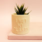 Posoda za rastline "I wet my plants - rumena", M Design Home