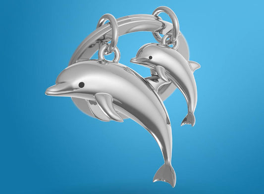 Obesek za ključe "Dolphin Family", Meta(l)morphose